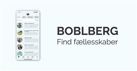 Find nye fællesskaber på Boblberg.dk